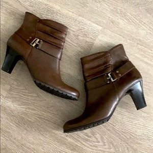 A2 by Aerosoles Sleep Walk Brown Ankle Bootie